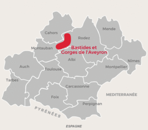 Lou Papagai Lou Papagai - Carte Bastides et Gorges de l'Aveyron